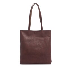 Amia 2-in-1 Reversible Tote - Bitter Chocolate / Fossil 
